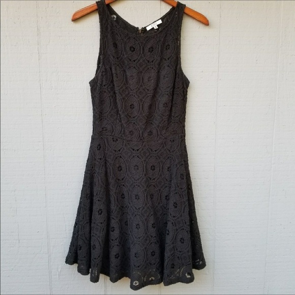 BB Dakota 6 Renley Black Lace Fit & Flare Dress - Picture 5 of 8